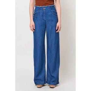 NEW RAQUEL ALLEGRA lynn pant in washed indigo